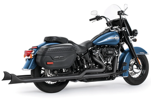 Sistema de escapes true duals Freedom Performance Thorcat Sharktail con acabado oscuro