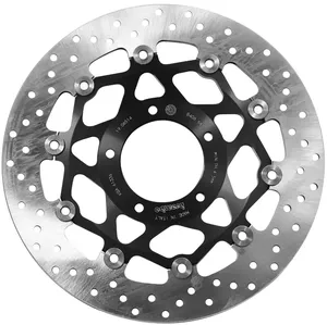 Disco de freno flotante Serie Oro Prime Line en acabado dorado
