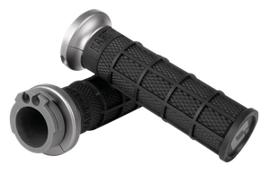 Puños deslizantes ODI Hart-Luck Lock-On con textura Full-Waffle