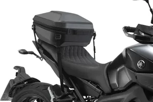 Top case Urban ABS negro con cincha de seguridad y base de montaje inferior