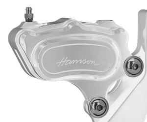 Par de pinzas de freno Slimline Harrison de aluminio mecanizado billet