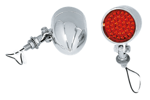 PILOTOS BEACON BULLET CROMADOS DE 2 1/4" CON DIODOS LED — B-stock