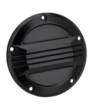 Tapa derby estilo Airfoil color negro de la marca Genuine Zodiac para motocicleta