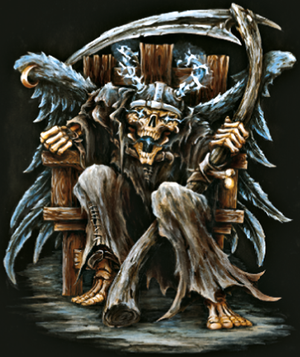 DISEÑOS Y PEGATINAS PARA DEPOSITOS "BIKE TATTOOS" DE LETHAL THREAT - Electric Chair Reaper 6"x8" — B-stock