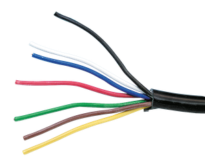 Cable eléctrico múltiple negro para motocicleta Harley-Davidson