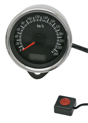 Cuentakilómetros electrónico digital de 80mm para motocicleta