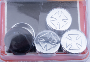 Conjunto de tapas plásticas negras para tornillos hexagonal, Allen y cabeza cónica