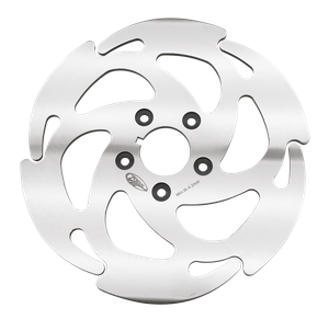 Rotor de freno de disco con acabado Wave de la marca Zodiac para motocicleta