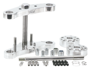 Kit Fat Plate Revolution Mid Glide instalado en motocicleta FX FXR Dyna Sportster