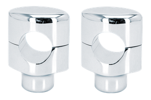 Par de torretas de aluminio billet para manillares de 1 1/2 pulgadas