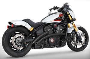 Radio radical negra para rueda de Indian Scout