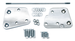 Kits de extensión de plataformas instalados en una Harley-Davidson Softail