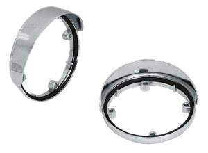Visera de fundición cromada para intermitentes de motocicleta Harley-Davidson