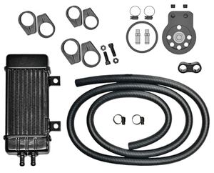 Sistema de radiador Wideline de la marca Jagg instalado en motocicleta