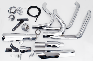 Escape MCJ 2 en 1 ajustable instalado en motocicleta Softail Milwaukee Eight