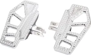 Par de plataformas Apex Mini negras para motocicleta