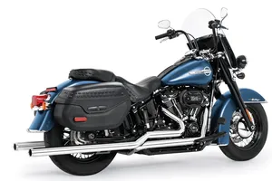 Tubos de escape rectos Blue-Proof para motocicleta
