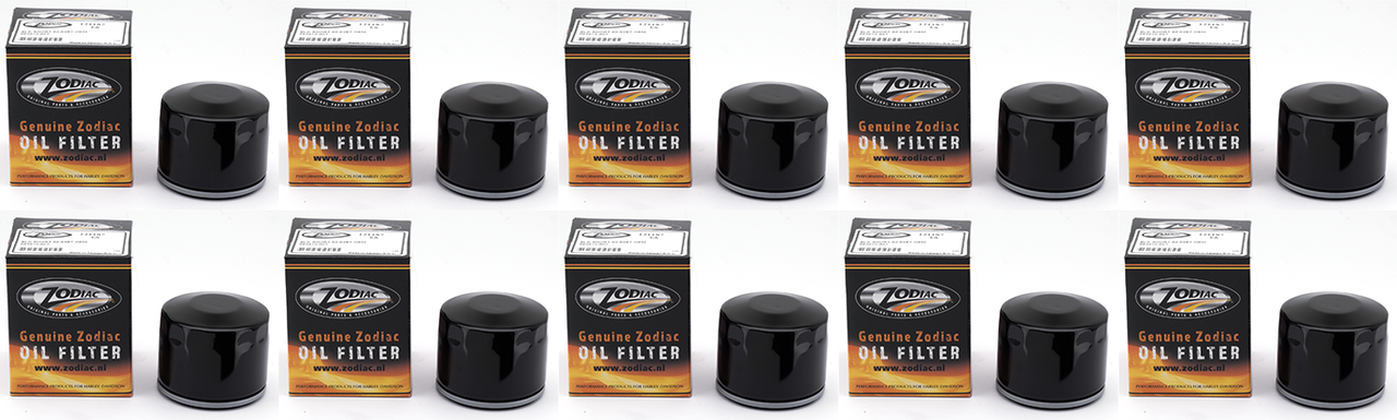 Filtro de aceite giratorio Zodiac para motocicletas Harley-Davidson