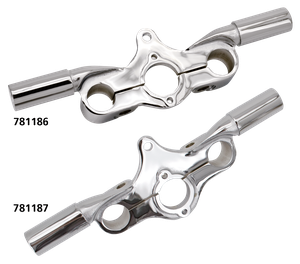 Abrazaderas de tija para horquillas springers en motores V-Twin