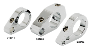 Bridas metálicas para fijación de cables de mando en motocicleta