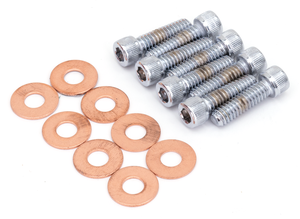 Kit de tornillos cromados para tapa de balancines de motor