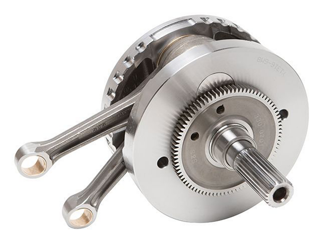 Conjunto de volante cigüeñal de 3 piezas S&S para motor Milwaukee Eight