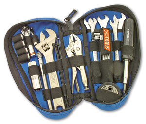 Kit de herramientas CruzTools RoadTech con forma de lágrima