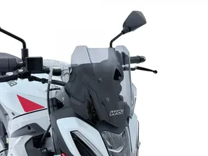 Cúpula transparente estilo touring Tuono 457 para motocicleta