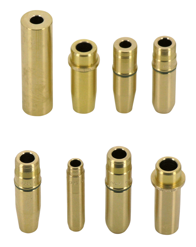 Guías de válvula de bronce manganeso AV&V de rendimiento extremo