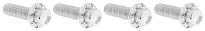 Kit de tornillos de titanio con cabeza hexagonal de 12 puntas para frenos y manetas