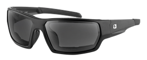 Gafas de sol Bobster Tread negras con montura resistente para motocicleta