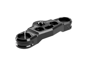Tija triple de dirección metálica para motocicleta Harley-Davidson custom americana