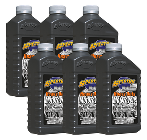 Frasco de aceite de motor Platinum sintético SAE 20W50 100% Spectro