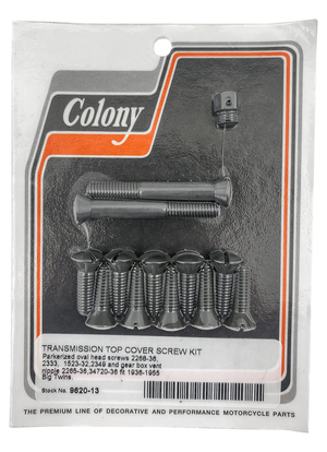 Kit de tornillos para tapa superior de transmisión de 4 marchas para Big Twin
