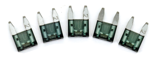 Mini fusibles tipo Tell-Tale Blade para circuito eléctrico de motocicleta