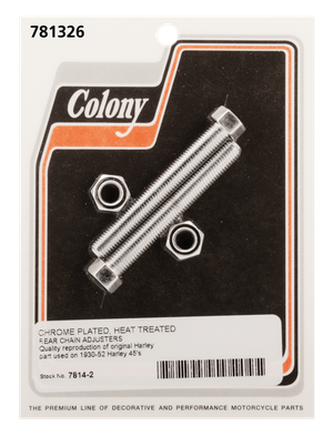 Ajustadores de cadena trasera Colony para motocicleta Harley-Davidson WL