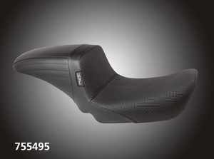 Asiento trasero Le Pera Kickflip negro para motocicleta Harley-Davidson Dyna