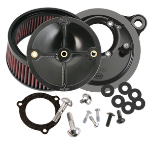 Kit de filtros de aire Stealth S&S para motocicleta
