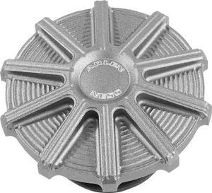 Tapón de gasolina ventilado de color negro para depósito de motocicleta