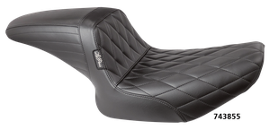 Asiento Le Pera Kickflip negro para Harley-Davidson FXR
