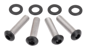 Kit soporte mando freno y embrague acero inoxidable negro para Harley-Davidson Sportster