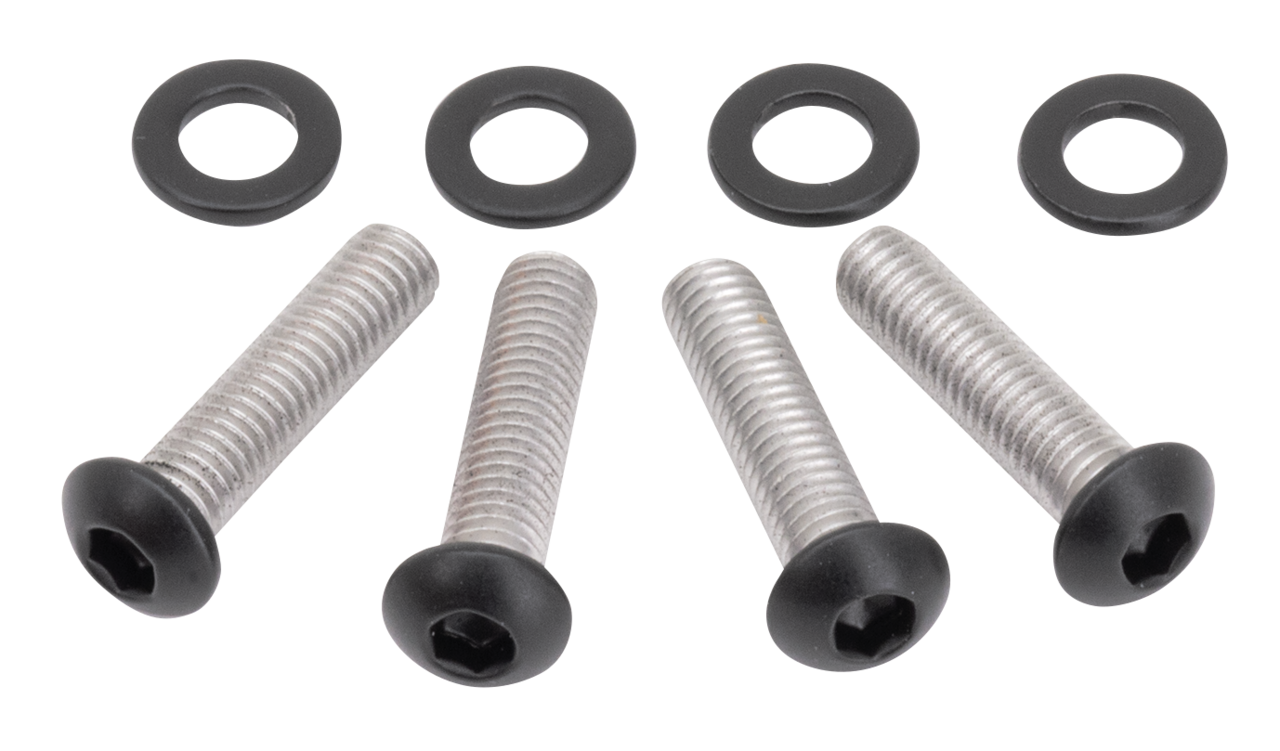 Kit soporte mando freno y embrague acero inoxidable negro para Harley-Davidson Sportster