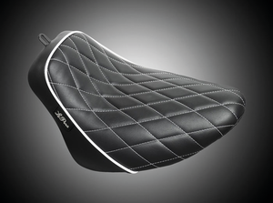 Asiento Le Pera Bare Bones negro para motocicleta Harley-Davidson Softail