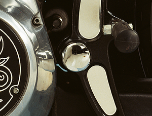 Tapas metálicas para tornillo del eje de basculante de motocicleta Softail