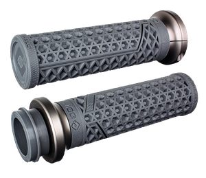Par de puños Vans Cult Lock-On negros para manillar de motocicleta