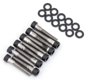 Tornillos de tapa primaria de acero inoxidable con acabado negro para motocicleta