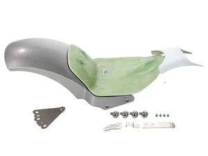 Kit de guardabarros trasero para motocicleta visto en detalle