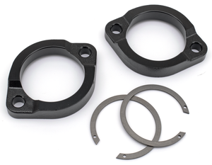 Sistema de retención metálico para tubos de escape de motocicleta