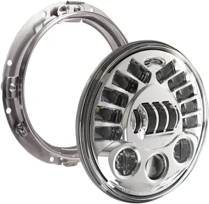 Par de focos delanteros LED Adaptive de 7 pulgadas para moto
