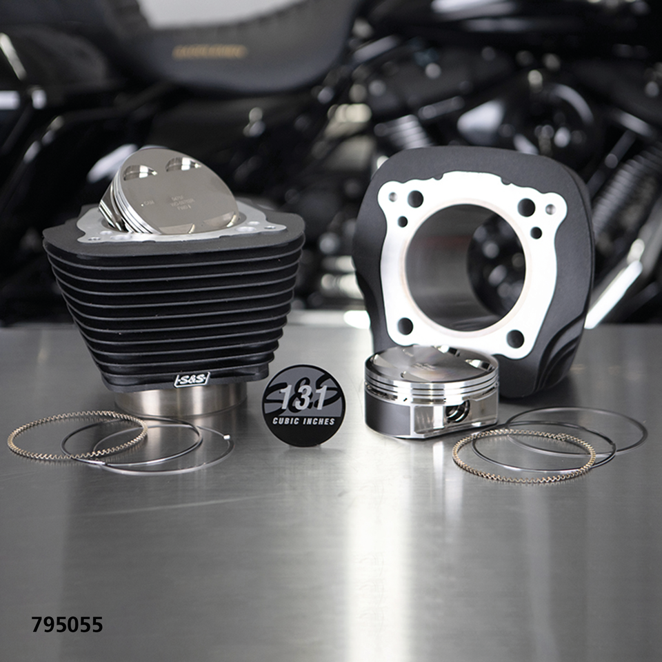 Cilindros big bore S&S 131ci y 136ci para motor Milwaukee Eight
